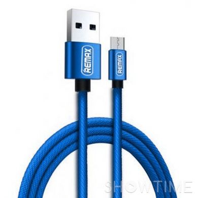 Кабель Remax Fabric Micro-USB Blue 1м (RC-091M BL) 469281 фото