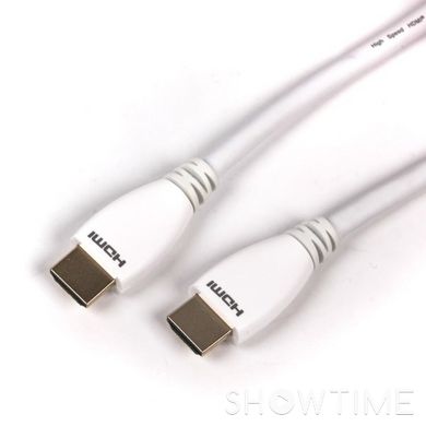 Кабель HDMI-HDMI 1m, M / M, v1.4, Viewcon VD-161-1M White 444606 фото