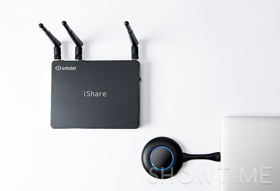 Infobit iShare i201A презентаційна система, два джерела, 1x USB-A кнопка в комплекті. 542058 фото