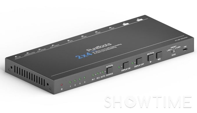Спліттер/даунскейлер с аудио де-ембеддером PureTools - HDMI 1x4, 4K (60Hz 4: 4: 4) PureLink PT-SP-HD14DA 542313 фото