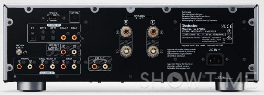 Technics SU-G700 Silver — Стереоусилитель, 2х70 Вт (8 Ом), серебристый 1-005813 фото