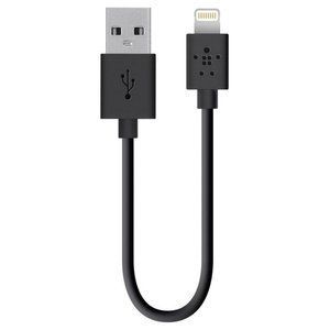 Кабель Belkin USB2.0 AM/Apple Lightning Black 0.15м (F8J023BT06INBLK) 469706 фото