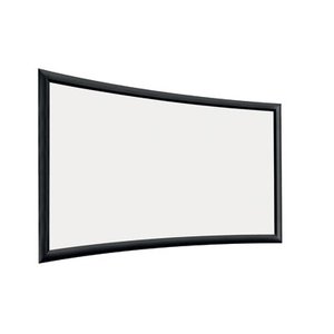 Натяжной экран Adeo Plano Curved Velvet, поверхность Reference White 217x129(200x112), 16:9 444286 фото