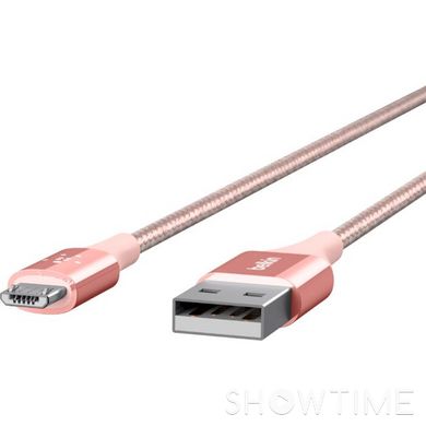 Кабель Belkin MIXIT DuraTek Micro-USB to USB Rose Gold 1.2м (F2CU051BT04-C00) 470411 фото