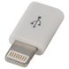 Адаптер Lapara Micro-USB/Apple Lightning White (LA-LIGHTNING-MICROUSB-ADAPTOR WHITE) 469045 фото 1