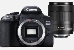 Цифр. фотокамера дзеркальна Canon EOS 850D kit 18-135 IS nano USM Black
