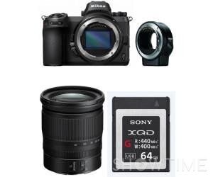Цифр. фотокамера Nikon Z 7 + 24-70mm f4 + FTZ Adapter +64Gb XQD Kit 519108 фото