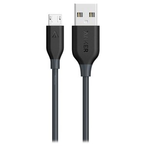 Кабель Anker PowerLine USB2.0 AM/Micro-BM Gray 0.9м (A8132011) 469182 фото