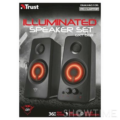 Акустическая система (Колонки) Trust 2.0 GXT 608 Tytan Illuminated Speaker Set BLACK (21202_TRUST) 532532 фото