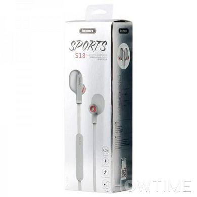 Remax RB-S18 White (RB-S18-WHITE) — Бездротові вакуумні Bluetooth навушники 1-009491 фото