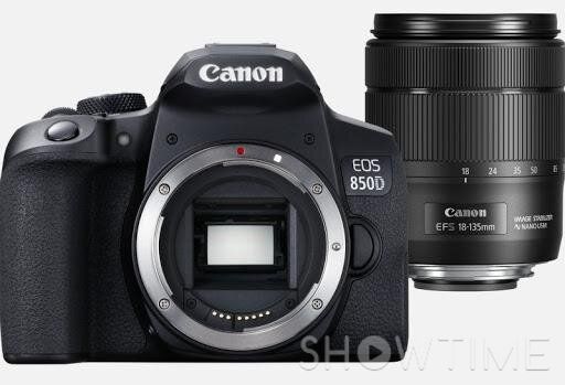 Цифр. фотокамера дзеркальна Canon EOS 850D kit 18-135 IS nano USM Black 519058 фото