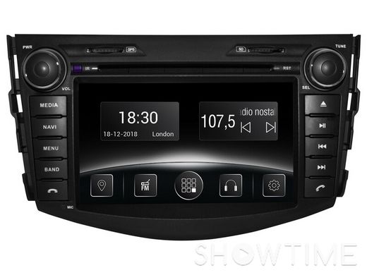 Автомобільна мультимедійна система з антибліковим 7 "HD дисплеєм 1024x600 для Toyota RAV4 A30 2006-2012 Gazer CM5007-A30 524392 фото