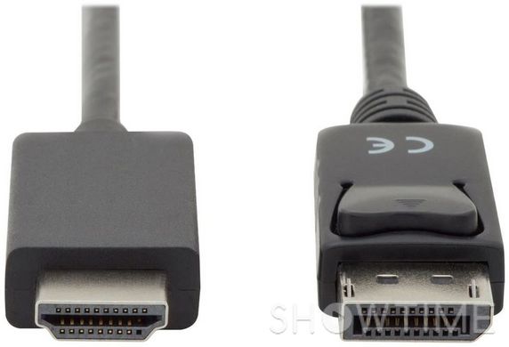 Digitus AK-340303-020-S — кабель перехідник DisplayPort — HDMA UHD 4K, M/M тип A, 2 м 1-005053 фото