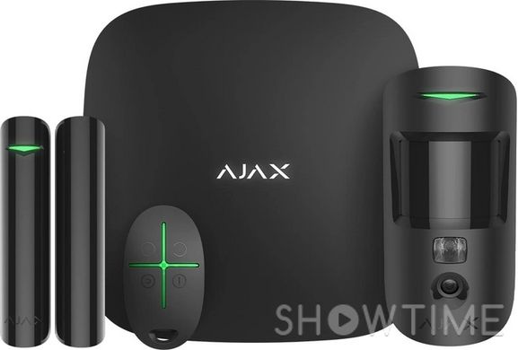 Ajax StarterKit Cam Plus Black (000019876) — Комплект охранной сигнализации 1-009869 фото