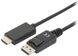 Digitus AK-340303-020-S — кабель перехідник DisplayPort — HDMA UHD 4K, M/M тип A, 2 м 1-005053 фото 1