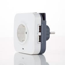 Мережевий фільтр Legrand 1хSchuko та 2хUSB з пристроем захисту від імпульсних перенапруг та підставкою для телефона, білий 508033 фото