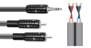 Wireworld Nano-Silver Eclipse Mini Jack Cable mini Jack to 2 RCA 1.5m 5186 фото