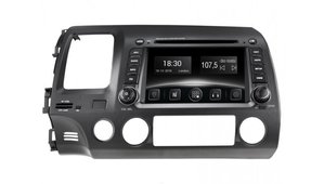 Автомобільна мультимедійна система з антибліковим 7 "HD дисплеєм 1024x600 для Honda Civic FA 2006-2011 Gazer CM5007-FA 525621 фото