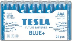 Батарейки Tesla Blue+ AAA/R03 24 шт. 8594183392219 523276 фото