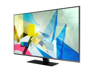 Телевiзор 49" QLED 4K Samsung QE49Q80TAUXUA Smart, Tizen, Silver 518059 фото