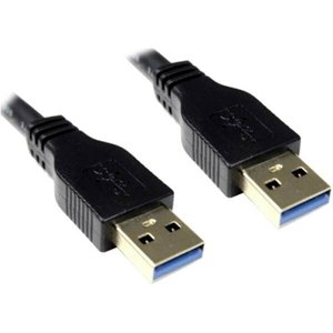 Кабель Powerplant USB3.0 AM/AM Black 1.5м (CA911820) 470470 фото