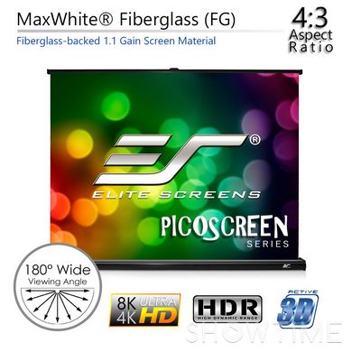 Проекційний екран пересувний на рамі Elite Screens PC45W (45", 4:3 91.4x68.5 см) 530093 фото