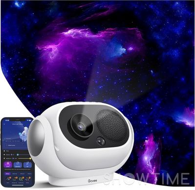 Govee H6092 (H6092301) — Зоряний проектор RGB, WI-FI/Bluetooth, білий 1-007969 фото