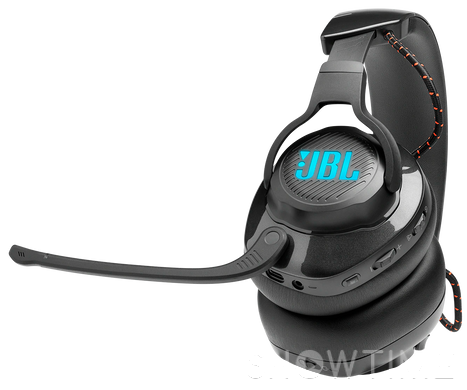 JBL Quantum 600 Black (JBLQUANTUM600BLK) — Наушники с микрофоном геймерские проводные/беспроводные накладные 32 Ом 100 дБ 3.5 мм/USB Type-C/радиоканал 531617 фото