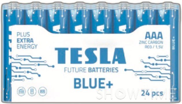 Батарейки Tesla Blue+ AAA / R03 24 шт. 8594183392219 523276 фото
