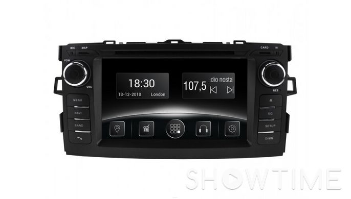 Автомобільна мультимедійна система з антибліковим 7 "HD дисплеєм 1024x600 для Toyota Auris E180 2006-2012 Gazer CM5007-E180 526732 фото