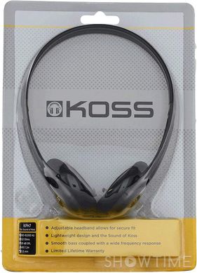 KOSS 192592.101 — навушники KPH7k On-Ear Black 1-005266 фото