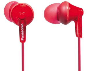 Panasonic RP-HJE125E-R — навушники RP-HJE125E-R In-ear Red 1-005465 фото