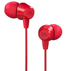 JBL C50HI Red (JBLC50HIRED) — Наушники с микрофоном проводные вакуумные 3.5 мм 1.2 м 1-009643 фото