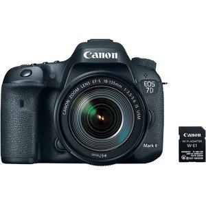 Цифр. фотокамера дзеркальна Canon EOS 7D Mark II + об'єктив 18-135 IS USM + WiFi адаптер W-E1 519060 фото