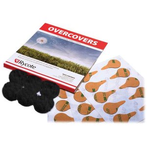 Rycote Overcovers Black - 30 х Stickies & 6 х Fur Discs — Набор ветрозащиты черного цвета (6 шт.) и наклеек (30 шт.) 1-009143 фото