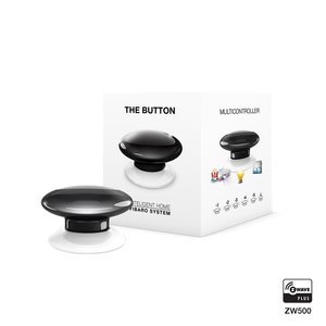 Розумна кнопка Fibaro The Button, Z-Wave, 3V ER14250, чорна