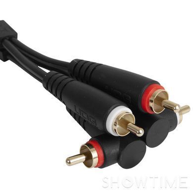 UDG U97005BL &mdash; Межблочный кабель RCA Straight-RCA Angled Black 3 метра 1-009043 фото