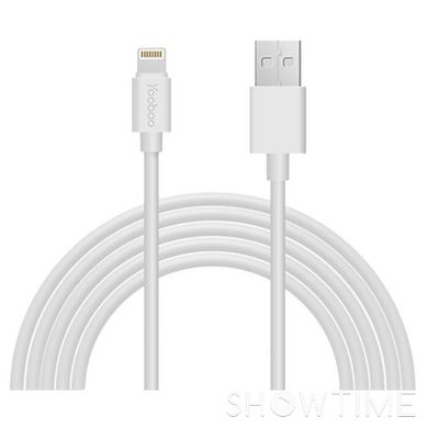 Кабель Yoobao USB AM/Apple Lightning White 1м (YB-403L WH) 470349 фото
