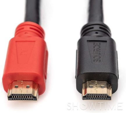 Digitus AK-330118-100-S — кабель HDMI UHD 4K, w/Ethernet/Amplifier, тип A M/M, 10 м 1-005081 фото