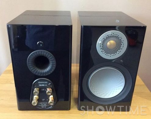 Полочная акустика 100 Вт Monitor Audio Silver Series 50 Black Gloss 527643 фото