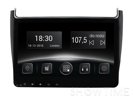 Автомобильная мультимедийная система с антибликовым 10.1” HD дисплеем 1024x600 для Volkswagen Polo 614 2016-2017 Gazer CM5510-614 524224 фото