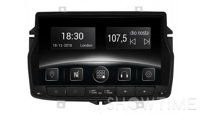Автомобільна мультимедійна система з антибліковим 8 "HD дисплеєм 1024x600 для Lada Vesta 2015-2017 Gazer CM5008-VST 526433 фото