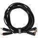 UDG U97005BL &mdash; Межблочный кабель RCA Straight-RCA Angled Black 3 метра 1-009043 фото 1
