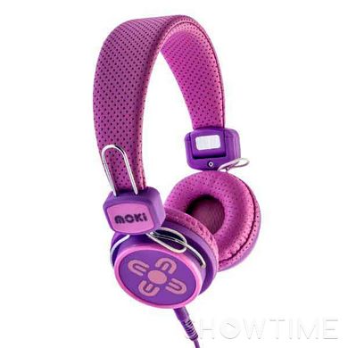 Навушники Moki Kid Safe Volume Limited Pink & Purple ACC-HPKSPP moki.0025 532078 фото