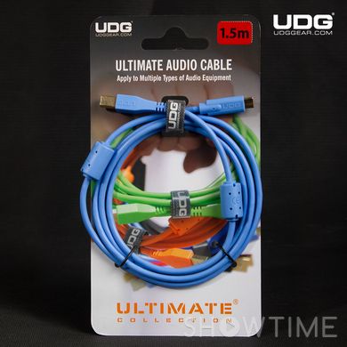 UDG Ultimate Audio Cable USB 2.0 C-B Blue Straight 1,5 m - кабель 1-004846 фото