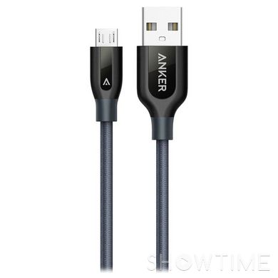 Кабель Anker PowerLine+ USB2.0 AM/Micro-BM Gray 1.8м (A81430A1) 469185 фото