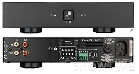 Sonance Sonamp 2-100 — Цифровий 2-канальний підсилювач потужності, 100 Вт (8 Ом) 1-005849 фото