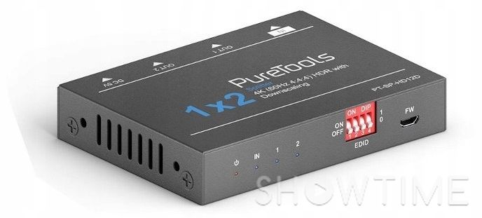 Спліттер PureTools - HDMI 1x2, 4K (60Hz 4: 4: 4) PureLink PT-SP-HD12D 542353 фото