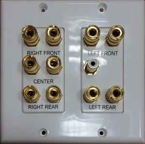 MT-Power 5.1 Surround Sound Distribution Wall Plate