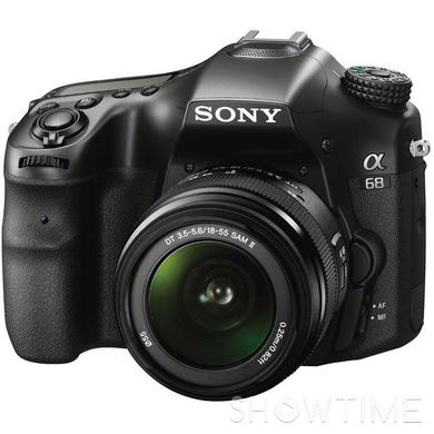 Цифр. фотокамера дзеркальна Sony Alpha A68 kit 18-55mm Black 519135 фото